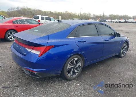 2023 Hyundai Elantra Limited from USA, damaged, VIN 5NPLP4AG7PH105417